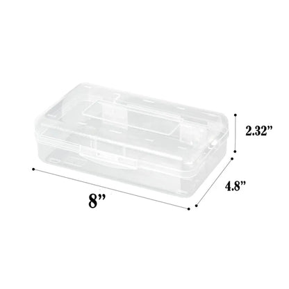 Colored Plastic Pencil Case