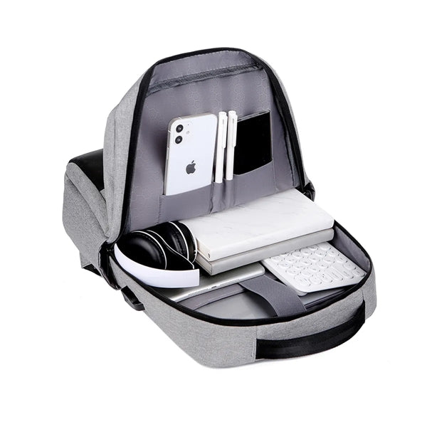 Backpack with USB charging port