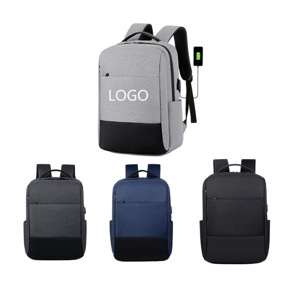 Backpack with USB charging port