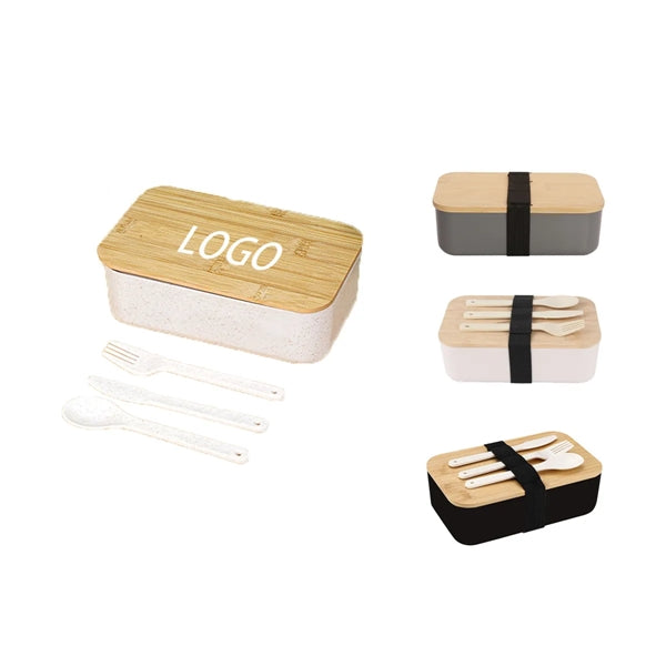 Bamboo Bento Box With Spoon