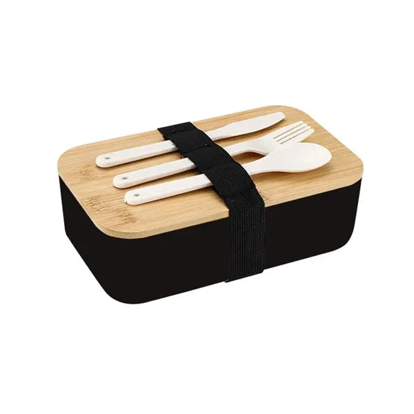 Bamboo Bento Box With Spoon