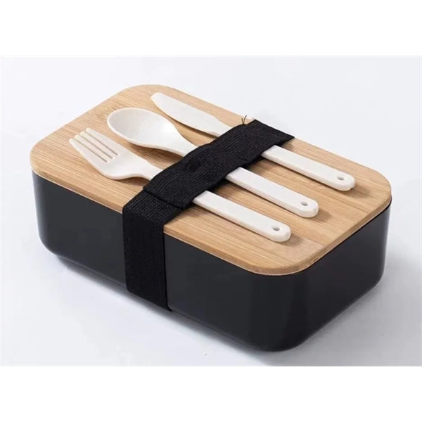 Bamboo Bento Box With Spoon