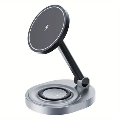 Wireless Charger 2In1 Fast Magnetic Charging Station