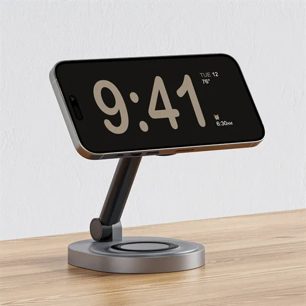 Wireless Charger 2In1 Fast Magnetic Charging Station