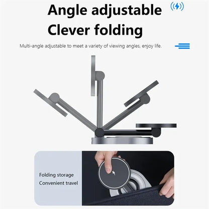 Wireless Charger 2In1 Fast Magnetic Charging Station