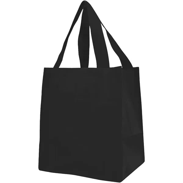 100GSM Non-Woven Jumbo Grocery Gusset Tote Bag (13"X15"X10")