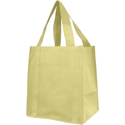 100GSM Non-Woven Jumbo Grocery Gusset Tote Bag (13"X15"X10")