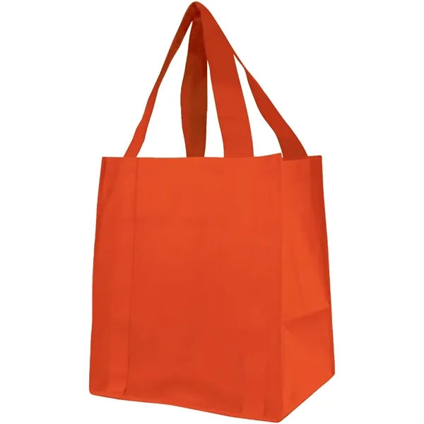 100GSM Non-Woven Jumbo Grocery Gusset Tote Bag (13"X15"X10")