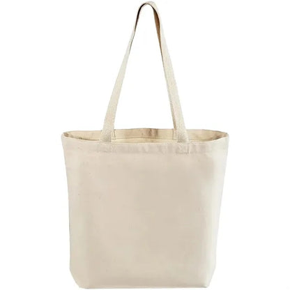 12 Oz. Cotton Canvas Tote Bag W/ Gusset