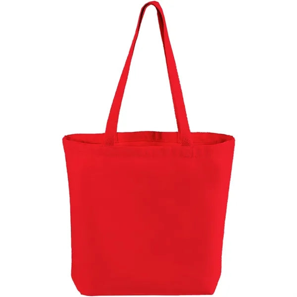 12 Oz. Cotton Canvas Tote Bag W/ Gusset