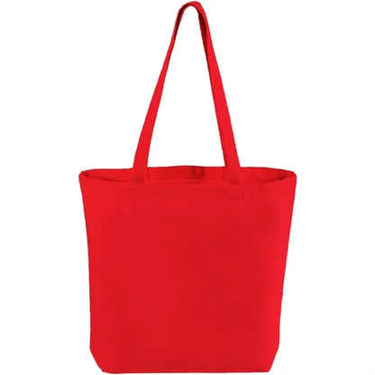 12 Oz. Cotton Canvas Tote Bag W/ Gusset