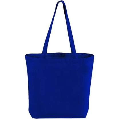 12 Oz. Cotton Canvas Tote Bag W/ Gusset