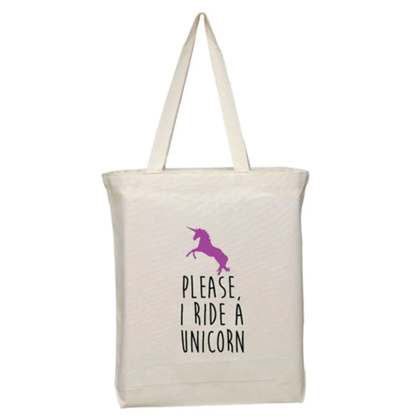 12 Oz. Cotton Canvas Tote Bag W/ Gusset