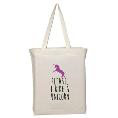 12 Oz. Cotton Canvas Tote Bag W/ Gusset