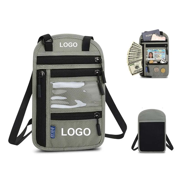 Neck Wallet Passport Bag RFID Blocking