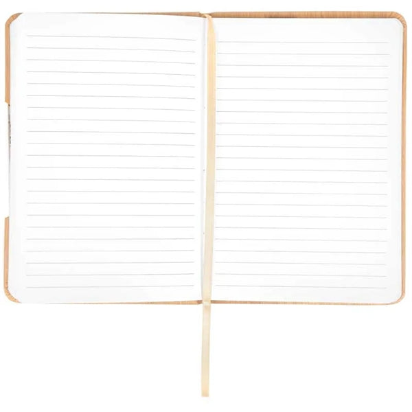 5x7 Maui Faux Bamboo Notebook with Phone Holder