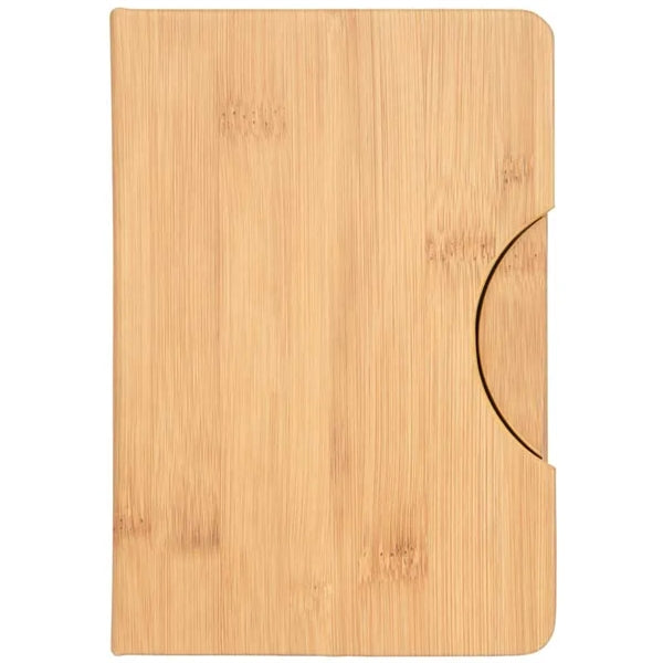5x7 Maui Faux Bamboo Notebook with Phone Holder