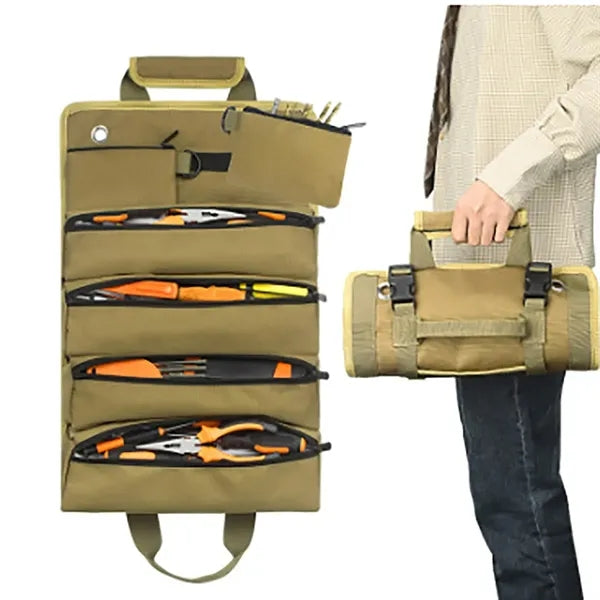 Tool Roll Bag Heavy Duty Organizer
