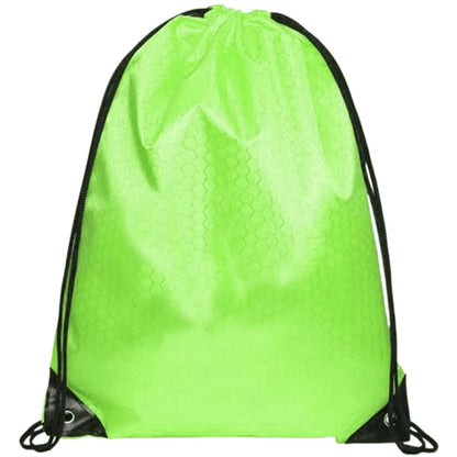 Football Shaped Fabric Drawstring (13.5 " x 16.5")