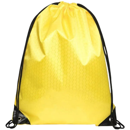 Football Shaped Fabric Drawstring (13.5 " x 16.5")
