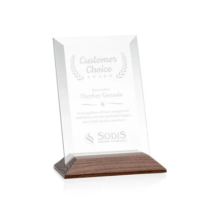Embassy Award - Starfire/Walnut (Vert)