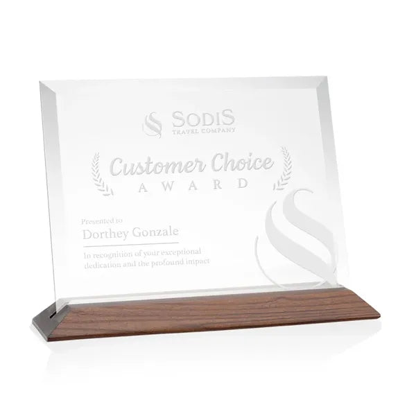Embassy Award - Starfire/Walnut (Horiz)