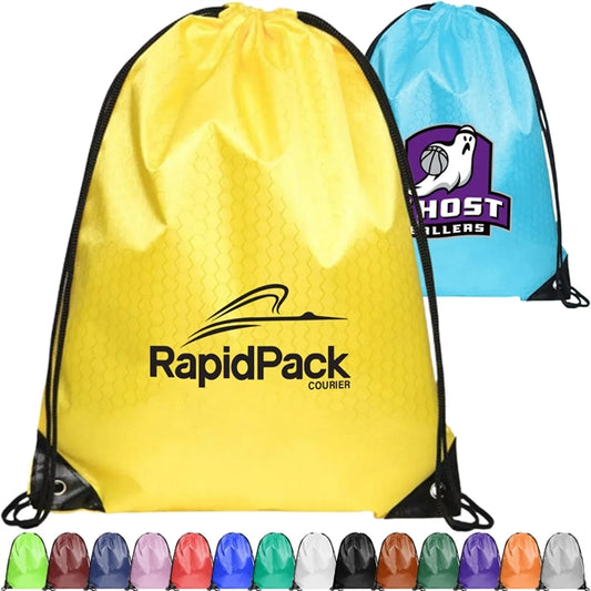 Premium Football Fabric Large Size Drawstring (15"x18")