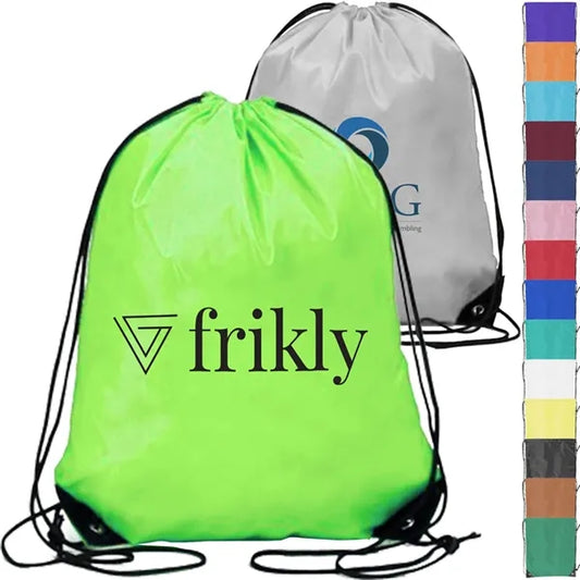 Hexagonal Fabric Drawstring w/ Reinforced Corner 13.5"x16.5"
