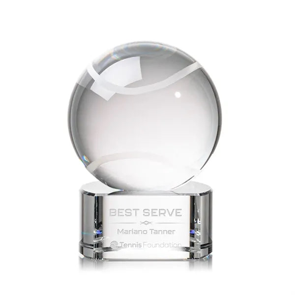 Tennis Ball Award on Paragon Base