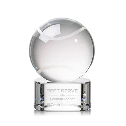Tennis Ball Award on Paragon Base