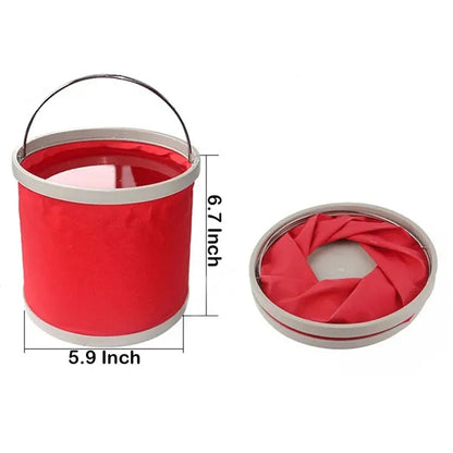 11L Oxford Portable Cloth Folding Bucket Outdoor Car Wash