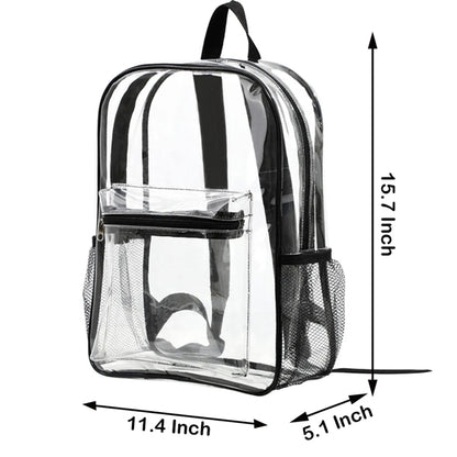 Clear Backpack Heavy Duty PVC Transparent Bag