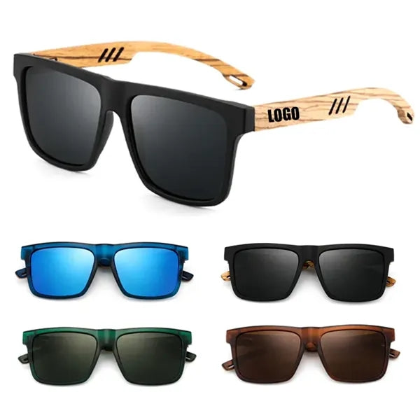 Custom Polarized Bamboo Sunglasses