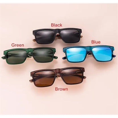 Custom Polarized Bamboo Sunglasses