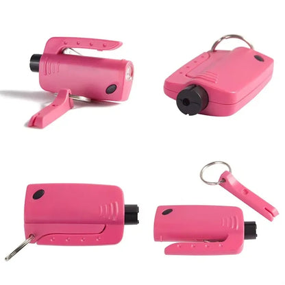 Led Keychain Hammer Escape Window Breaker Seatbelt Cutter