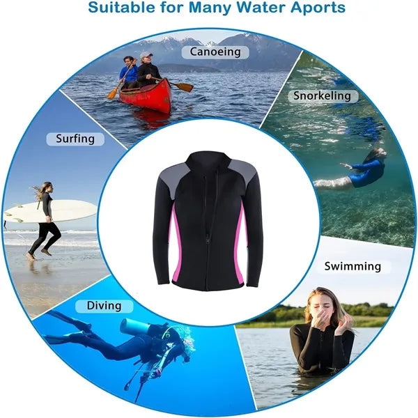 Neoprene Woman Wetsuit Jacket