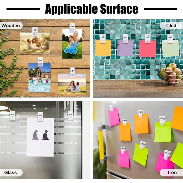 Acrylic Self Adhesive Clips