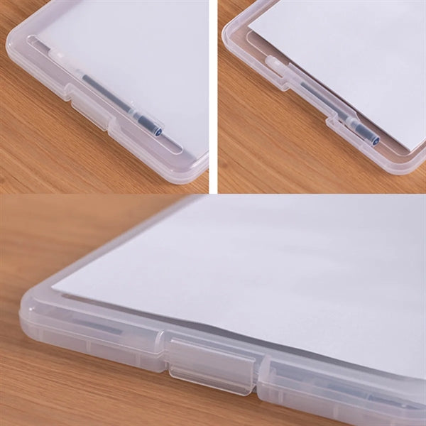 Plastic Storage Clipboard Case