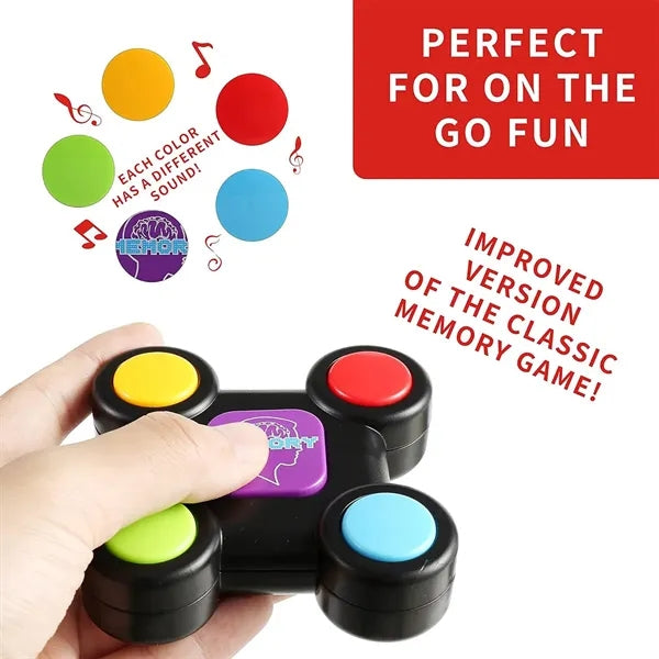 Portable Handheld Light-Up Sounds Memory Training Game