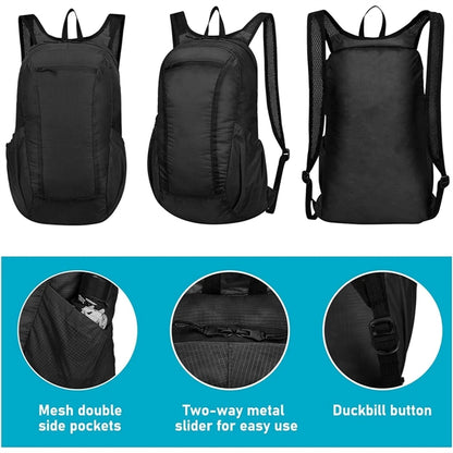 20L Lightweight Foldable Waterproof Sport Backpack