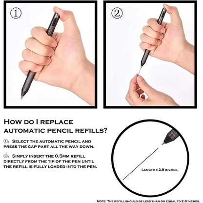 4 in 1 Metal Multicolor Gravity Pen