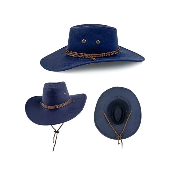 Felt Denim Jazz Hat