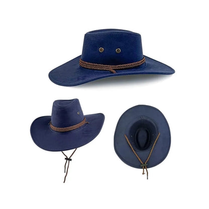 Felt Denim Jazz Hat