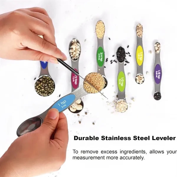 8 pc Magnetic Measuring Spoon Set