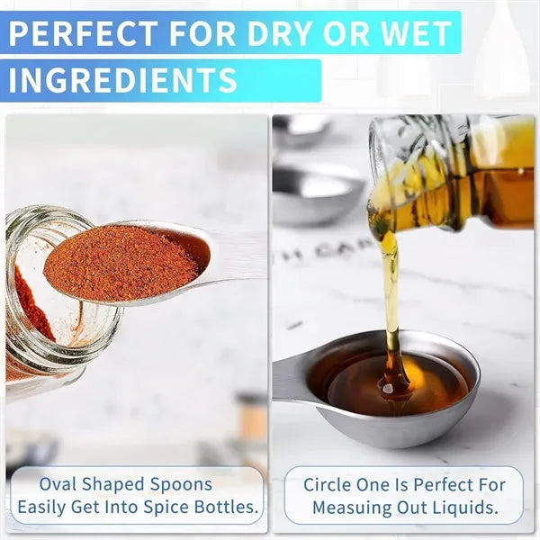 8 pc Magnetic Measuring Spoon Set