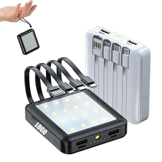 20000mAh Portable Power Bank With Camping Lamp