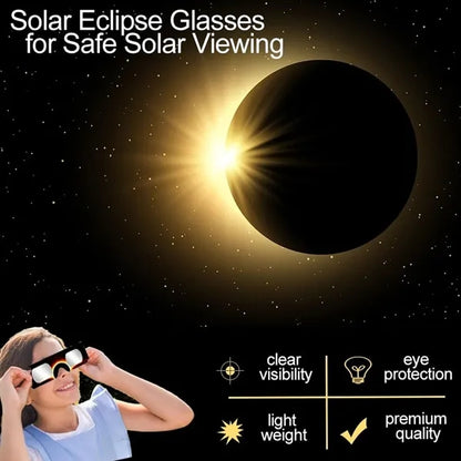 Customizable Paper Total Solar Eclipse Glasses