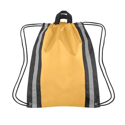 Reflective Sports Gym Drawstring Backpack