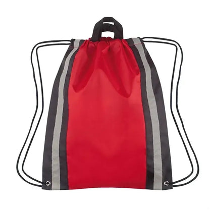 Reflective Sports Gym Drawstring Backpack