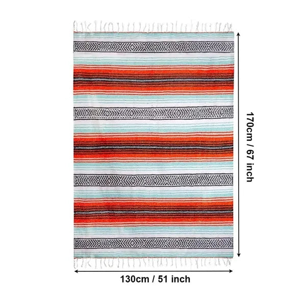 Authentic Mexican Camping Blanket